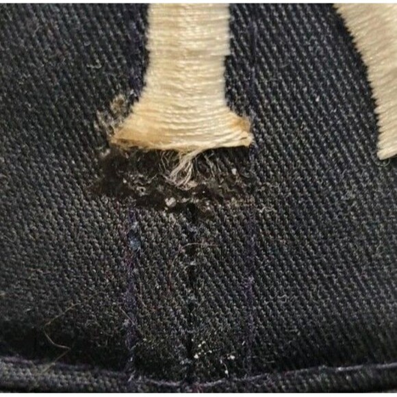 Vintage New York Yankees Baseball Hat MLB ANNCO Snapback Cap Big Logo On Back - Picture 2 of 7